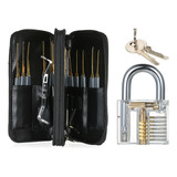 Herramienta De Bloqueo Practice Lock, Transparente, Con Kit