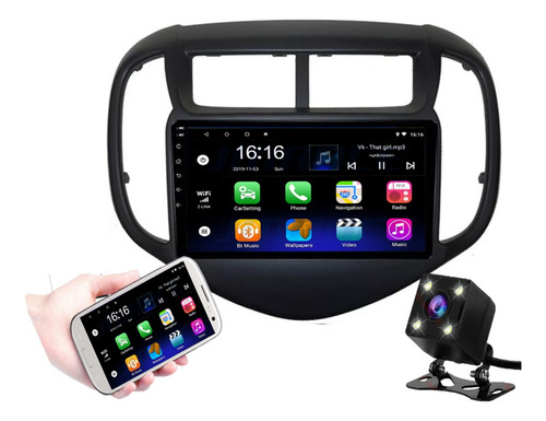 Estereo Android Chevrolet Sonic 17-20 Usb Gps Wifi Y Camara 