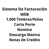 Facturación Electrónica Cfdi 4.0 1000 Folios/timbres