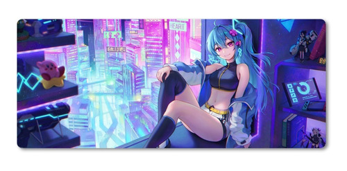 Mousepad Xxl 80x30cm Cod.687 Anime Edgerunners Cyberpunk