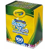 Marcadores Super Tips 100 Colores Con Aroma Lavables Arte