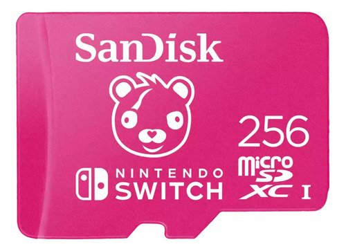 Memoria Micro Sd Xc 256gb Sandisk Nintendo Switch Fornite