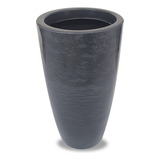 Vaso Decorativo De Polietileno Cônico Bojo Marmorizado N 08