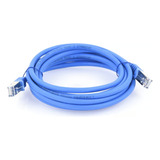 Kit 5 Piezas Patchcord Utp Cobre Cat5e 1 Mts Azul 1000 Mbps