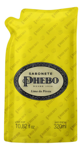 Refil Sabonete Líquido Phebo Lima-da-pérsia Em Líquido 320 Ml