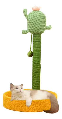 Rascador Con Poste Para Gatos Juguete Torre Árbol De Cactus