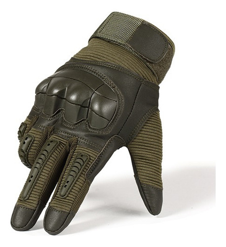 Guantes Tácticos Cuero Pu Ejército Militar Combate Airsoft