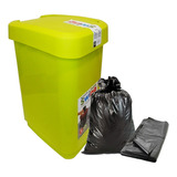 Cesto Tacho De Basura Con Doble Swing 10 Lts - Colombraro