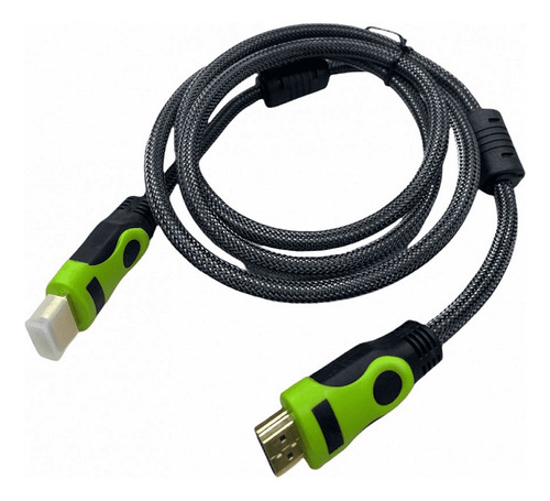 Cable Hdmi 1,5 Metros Doble Filtro Mallado Punta Dorada