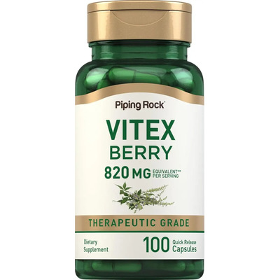 Piping Rock Vitex Chasteberry 820 Mg 100 Cápsulas Grado Terapeutico | Meses sin interés