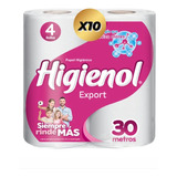 Papel Higienico Higienol 4x30 Mts  Hoja Simple Bolson 10pack