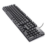 Teclado Gamer Semi Mecânico Multimídia Led Rgb Qwerty .,