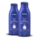  2 Pack - Nivea Body Milk Nutritiva 400ml
