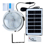 Lámpara Exterior Con Control Solar, 60 Leds, 65 W, Techo Int