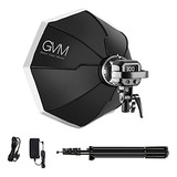 Kit De Iluminación Gvm Softbox De 80 W Con Control De Aplica