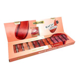 Set 12 Labial Lip Gloss Matte Indeleble Waterproof Mayoreo