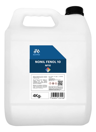 4 Kg Nonil Fenol De 10 Moles Sellado