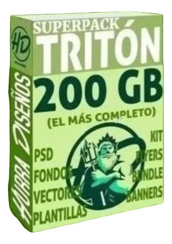 Kit Tritón 200 Gb Kits Plantillas Kit Full Premium