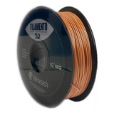 Filamento Pet-g Premium 1,75 Mm Rolo 1kg - Cor Dourado Nfe