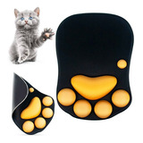 Mouse Pad Alfombrilla 3d Huella Garra Gato Negro