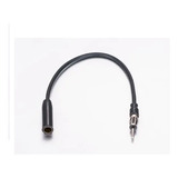 Ficha Adaptadora De Antena Pin Con Cable Extensor 30cm