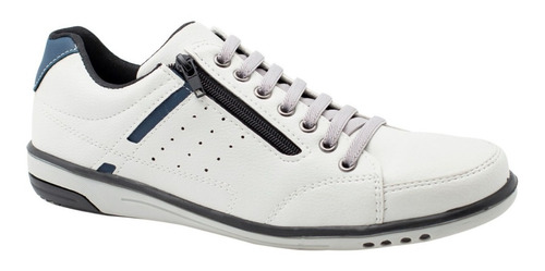 Sapatenis Casual Masculino Ziper Lateral Cadarcos Elastico