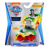 Paw Patrol Patrulla Canina Vehiculo Rocky Spark True Metal