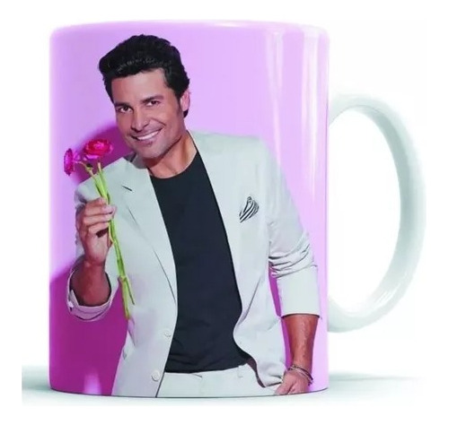 Taza De Cafe Ceramica Importada - Chayanne - Con Cajita