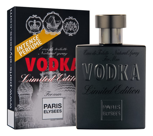 Vodka Limited Edition For Men 100ml - Paris Elysees - Perfume Masculino