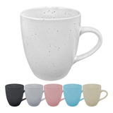 Caneca Xícara Ceramica Colorida Café 310ml Lisa Decorativa