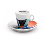 Hausbrandt Taza Y Plato Línea Geométrica Para Espresso 70 Ml