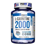 L Carnitine 2000 Com Chromium 60 Cáps - Profit Sabor Without Flavor