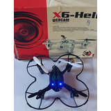 Drone Mini Hubsom X6-heli. Webcam 2.4g.preto E Verde