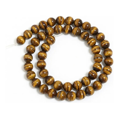 Ojo Tigre Hilo Cuarzo Piedra 100% Natural Cuentas 8mm 1 Tira Ojo De Tigre | Meses sin interés