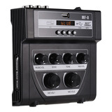 Mf-8 Mini Mixer De Áudio Com Som De Karaokê Mixer De Eco Est