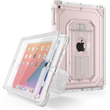 Funda De iPad 9.7 (6a 5a Gen) Cantis De 2 Capas Transpare...