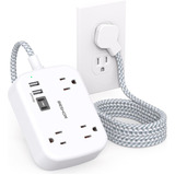 Multitoma Cargador De Pared Multiple 4 Puertos Usb 2 Tipo C