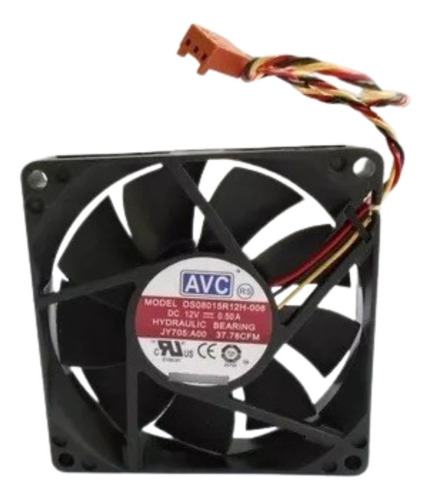 Cooler Avc Ds08015r12h-006 80x80x15mm 12v 0.50a 3 Fios Rolam