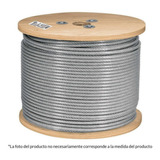 Cable Rígido Acero 1/8' Recubierto Pvc 300 M 48806