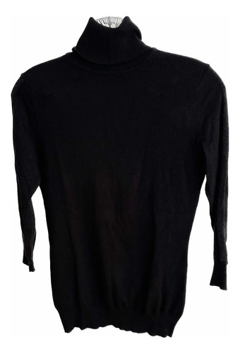 Akiabara Polera Sweater Negro Impecable Talle 2 Con Lurex