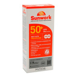 Bloqueador Solar Protector Factor 50+ Sunwork 120grs