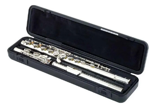 Flauta Transversal Estudante Em C Yfl-222 Hd/id Prata Yamaha