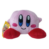 Pelúcia Kirby Rosa 20cm Da Turma Do Mario Bros
