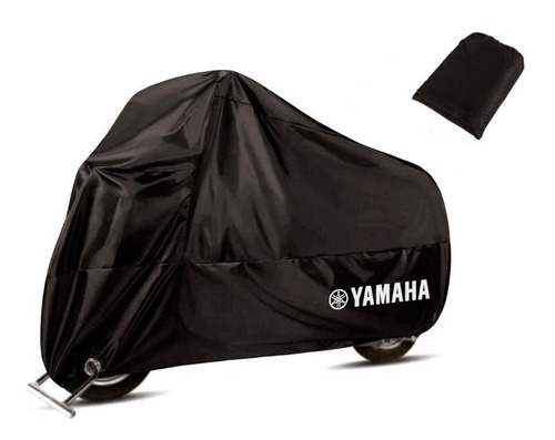 Funda Cubre Moto Negra P/ Yamaha Crypton Fascino Ray Zr