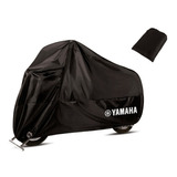 Funda Cubre Moto Negra P/ Yamaha Crypton Fascino Ray Zr