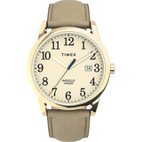 Reloj Mujer Timex Correa De Piel Con Luz 38 Mm Tw2v047009j