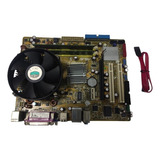 Kit Placa Mãe + Processador + Memória + Cooler + Cabo Sata 