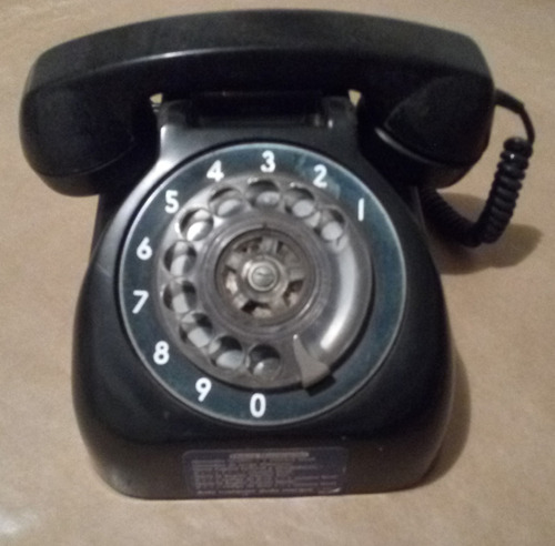 Teléfono Antiguo A Disco Funcionando