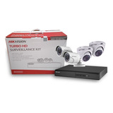 Cctv Kit Hikvision 4ch Dvr 4cam  Dd 1tb 1080p Profesional