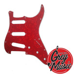 Pickguard Cool Parts Pst01sss Strato 3 Simples Red Pearl 